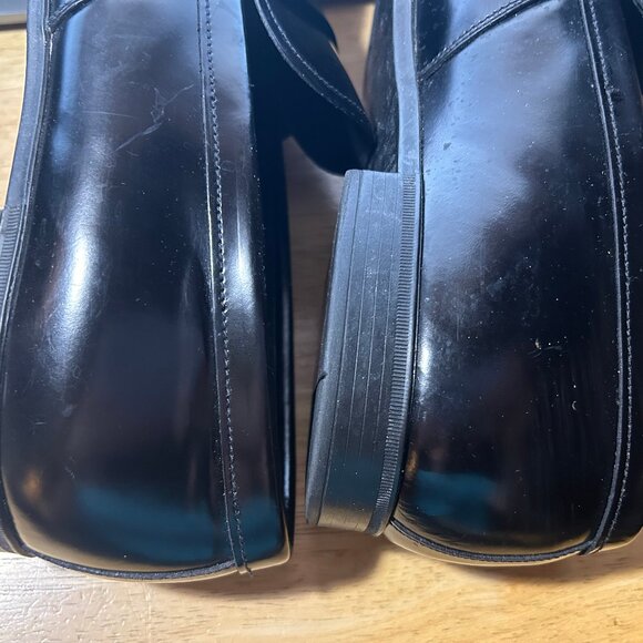 Mens Prada Black Leather Slip On Loafer Dress Shoes 11 - Picture 16 of 16